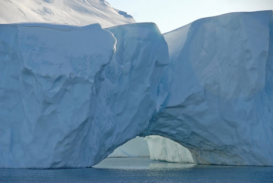 cuerpo, agua, Groenlandia, Iceberg, hielo, nieve, temperatura fría, glaciar, invierno, congelado