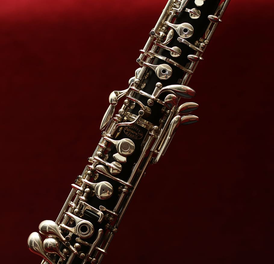 black, gray, steel clarinet, oboe, music, tool, art, woodwind Instrument, saxophone, musical Instrument