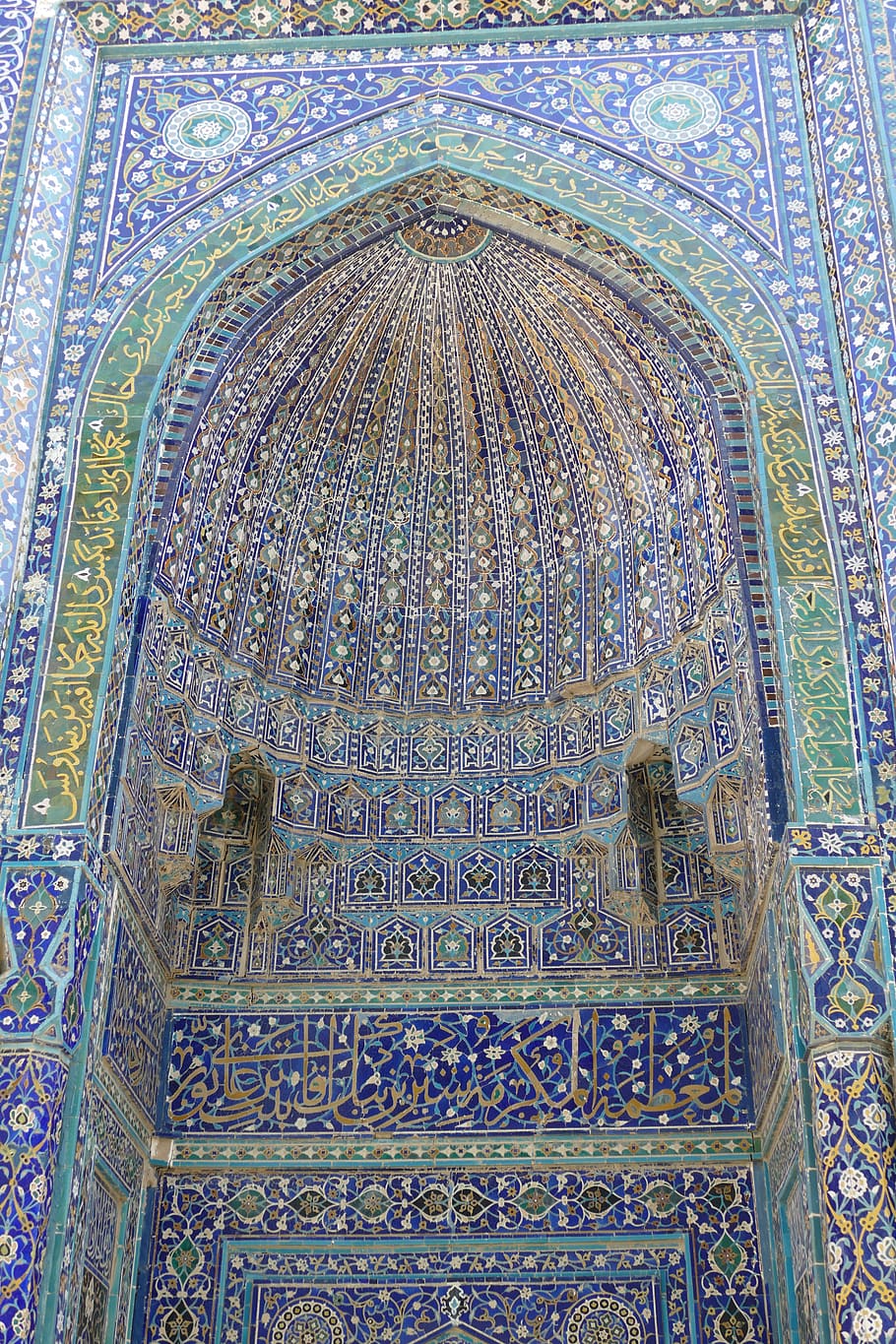 uzbekistan, samarkand, mosque, central asia, mausoleum, islam, historically, shohizinda, necropolis, grave