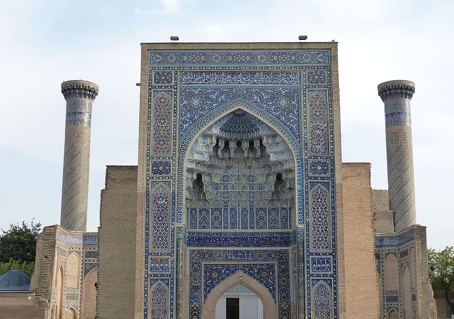 uzbekistan, samarkand, historically, world heritage site, central asia, unesco, silk road, world heritage, ceramic, tile