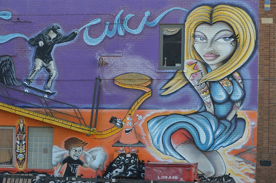 Grafite, Arte de rua, Tinta spray, urbano, artístico, criatividade, arte do grafite, obra de arte, parede, cultura