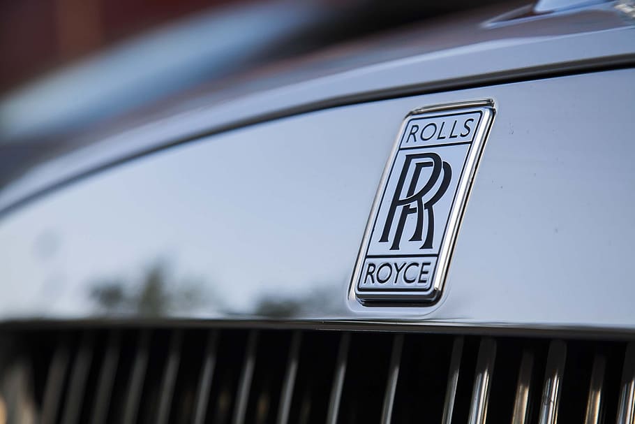 Rolls Royce logo emblema, Rolls Royce, logotipo, lujo, automóvil, vehículo, transporte, coche, emblema, plata