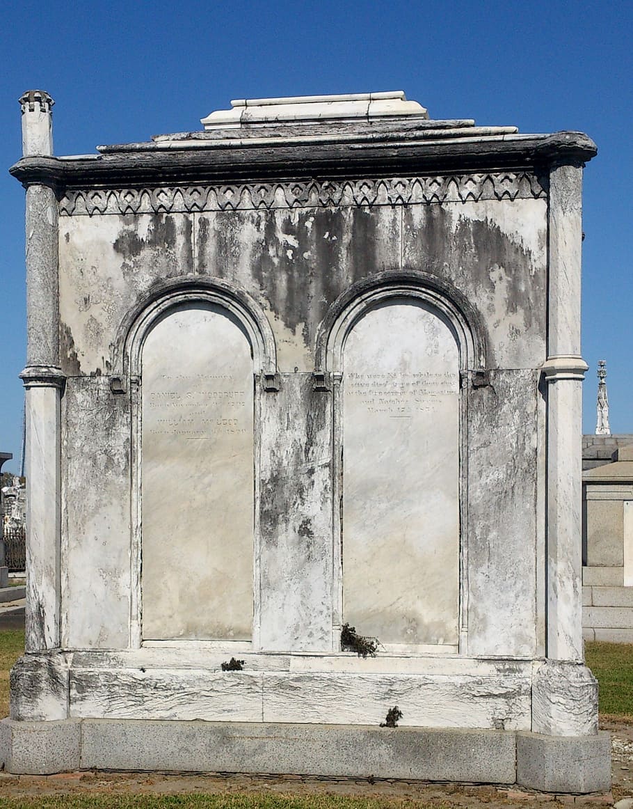 crypt, cemetery, tombstone, new orleans, louisiana, graves, burial, tomb, headstones, graveyard