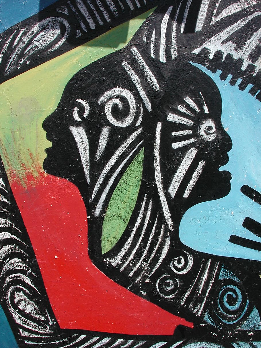 callejon de hamel, afro-cubano, cores, pop art, ilustração, arte e artesanato, criatividade, ninguém, close-up, grafite