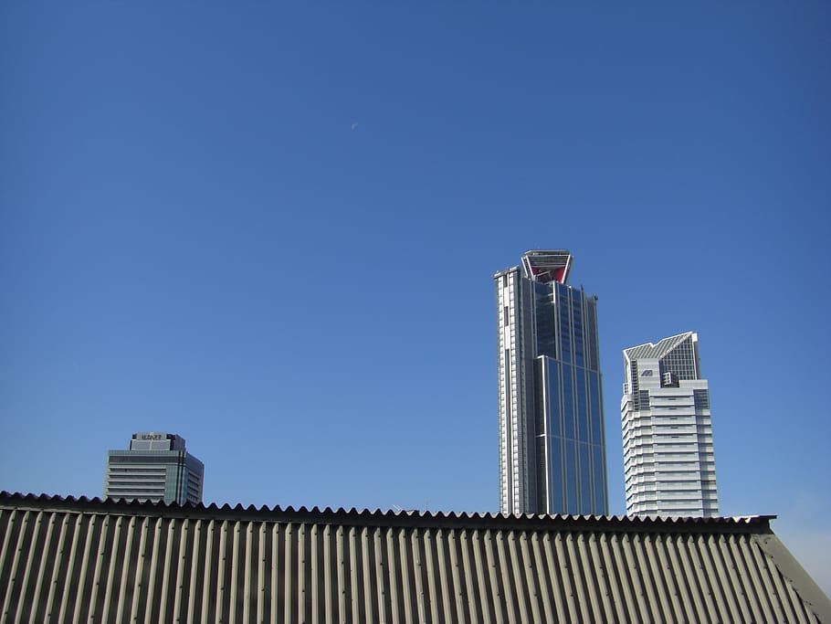 luna, cielo, puerto sur, corporación mizuno, mizuno, oficina de la prefectura de osaka, 咲 洲 庁 hall, arquitectura, estructura construida, exterior del edificio