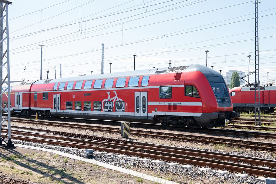 railway, germany, rolling stock, train, berlin, track, mode of transportation, transportation, train - vehicle, railroad track
