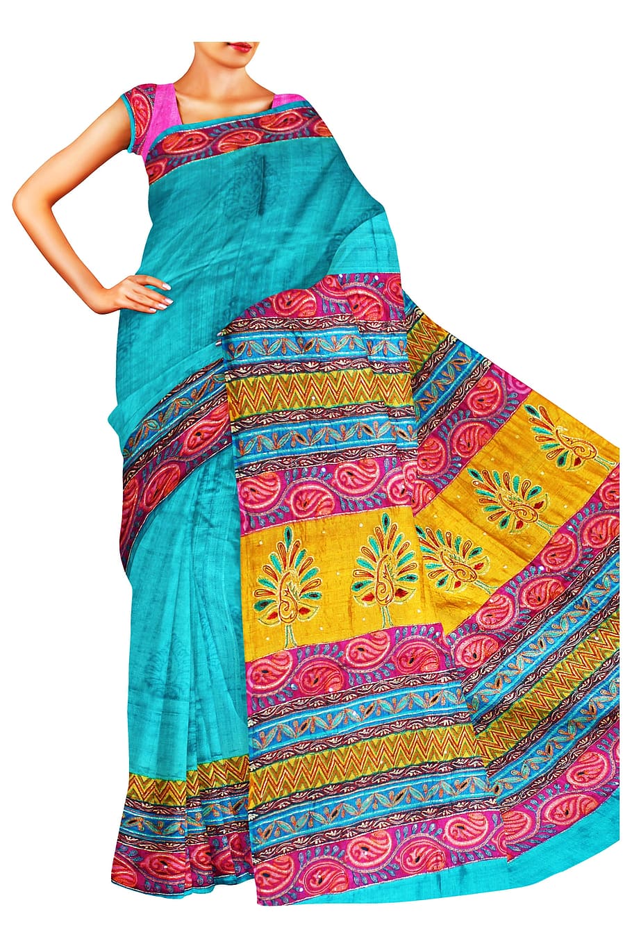 Saree, Indian, Ethnic, Clothing, Fashion, silk, dress, woman, model, cotton