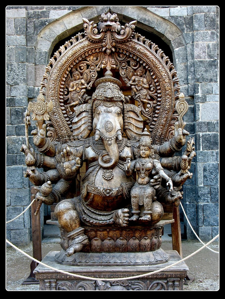 ganesha statue, elephant, africa, religion, ganesh, buddhism, art and craft, sculpture, statue, representation