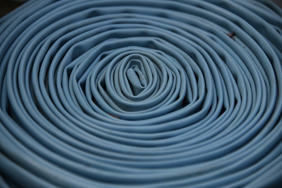 circular, maze, layers, round, hose, blue, circle, geometric shape, full frame, pattern