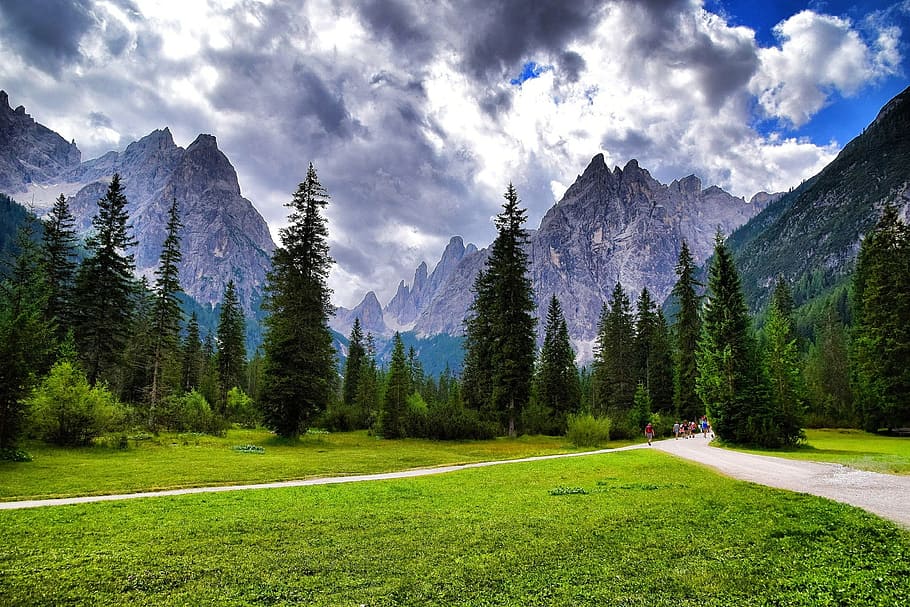 Val Fiscalina, Altoadige, Südtirol, Italia, montañas, tirolés, montaña, naturaleza, paisaje, Tirol del Sur