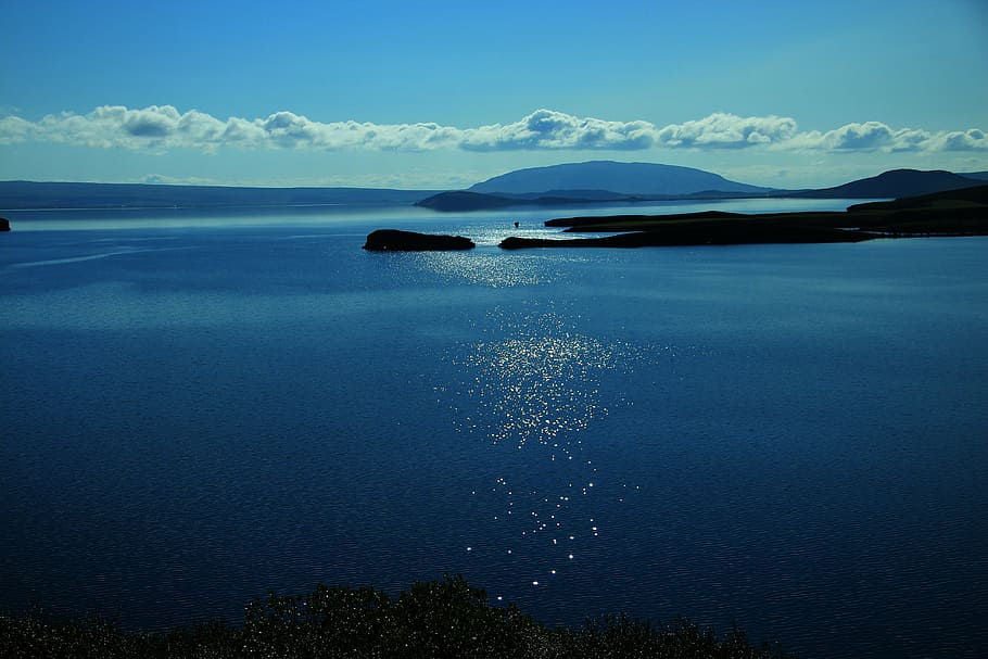 青い海の壁紙 アイスランド 夜明け 海 地平線 水 青 風光明媚な 自然 空 自然の美しさ Pxfuel