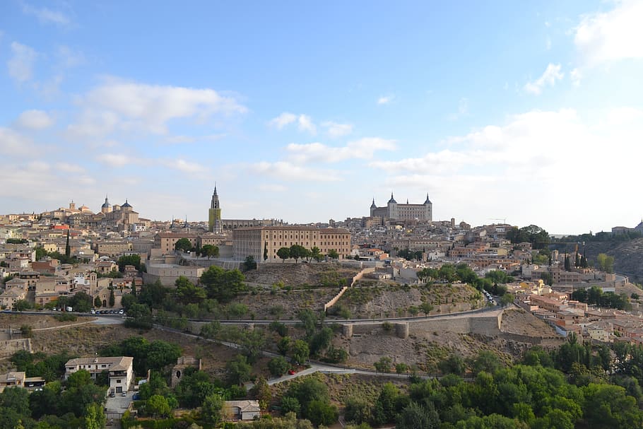 Toledo, España, arquitectura, histórico, patrimonio, escénico, estructura construida, exterior del edificio, ciudad, edificio