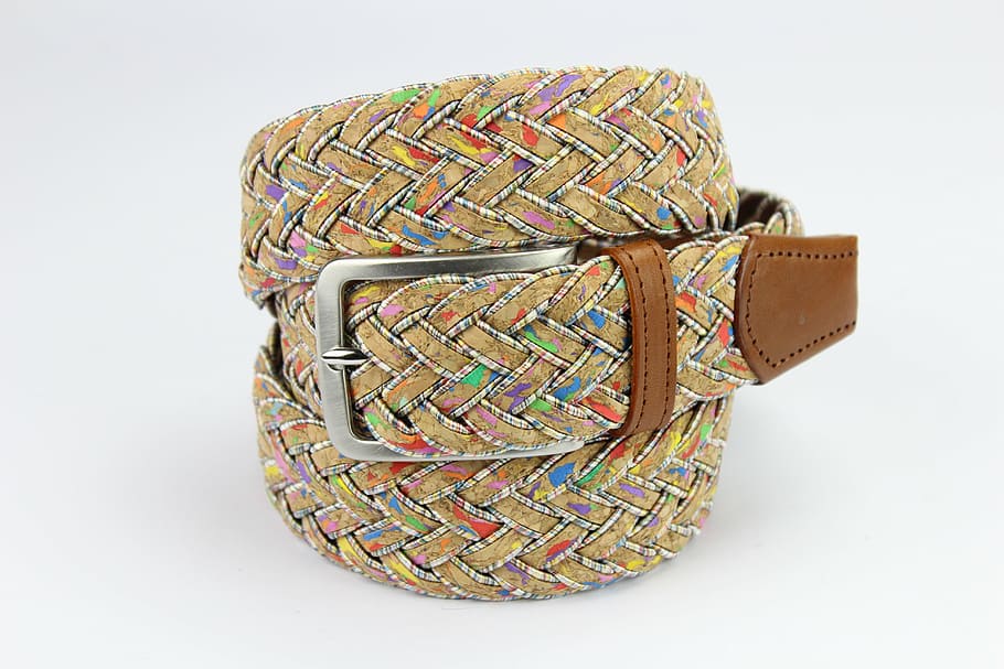 brown, multicolored, braided, belt, waistbelt, buckle, clothing, fashion, girdle, personal Accessory