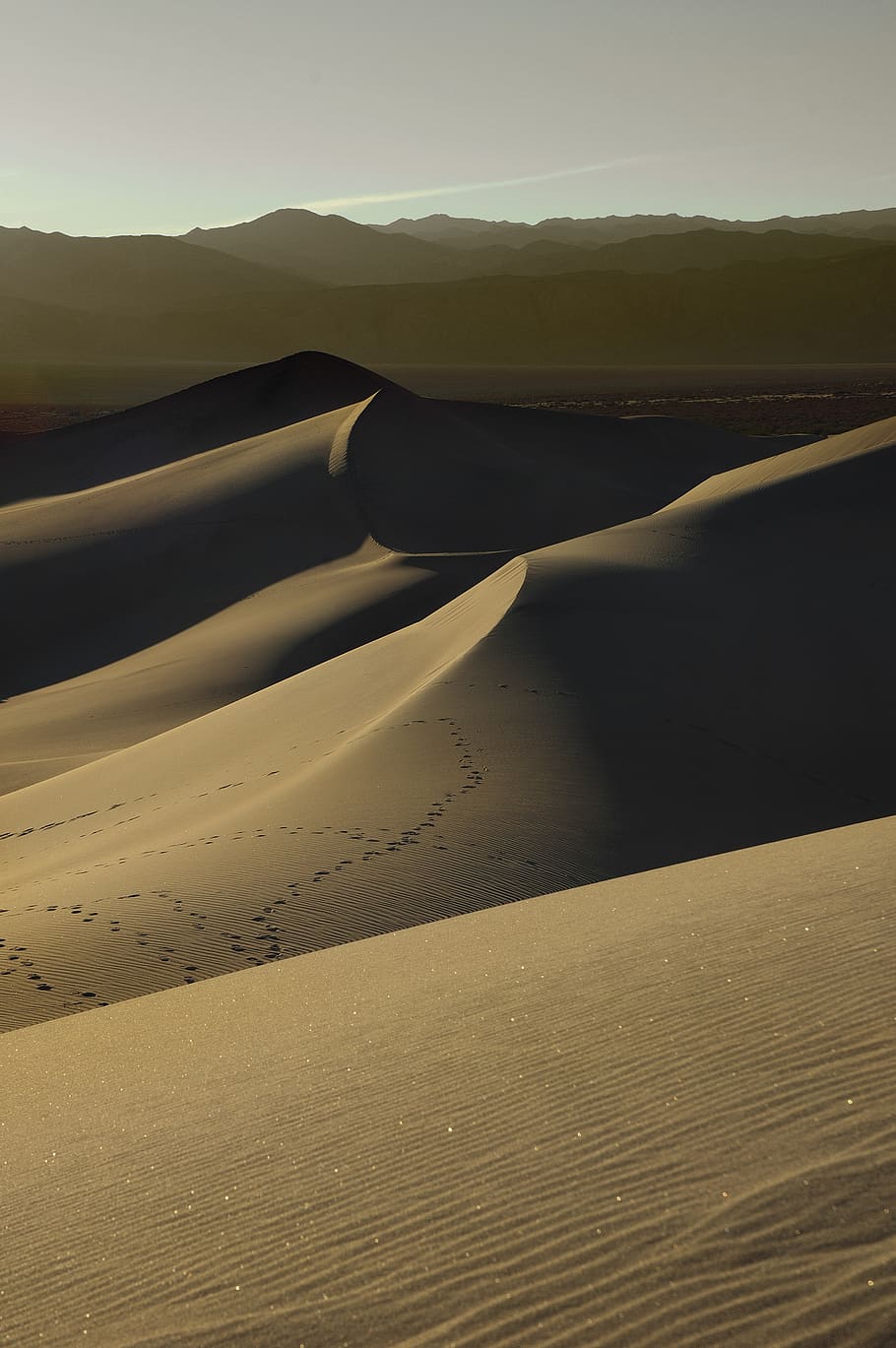 death valley, california, desert, sand, dunes, nature, dry, landscape, mountains, hot