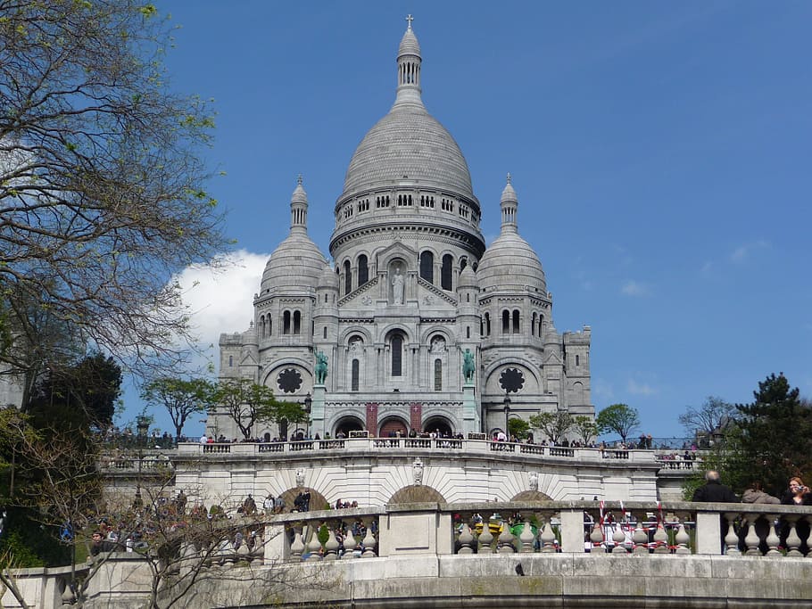 Sacré Coeur, París, Iglesia, Francia, Montmartre, arquitectura, exterior del edificio, estructura construida, destinos de viaje, historia