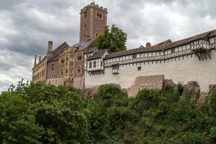 thuringia germany, castle, wartburg castle, eisenach, world heritage, architecture, tower, history, famous Place, europe