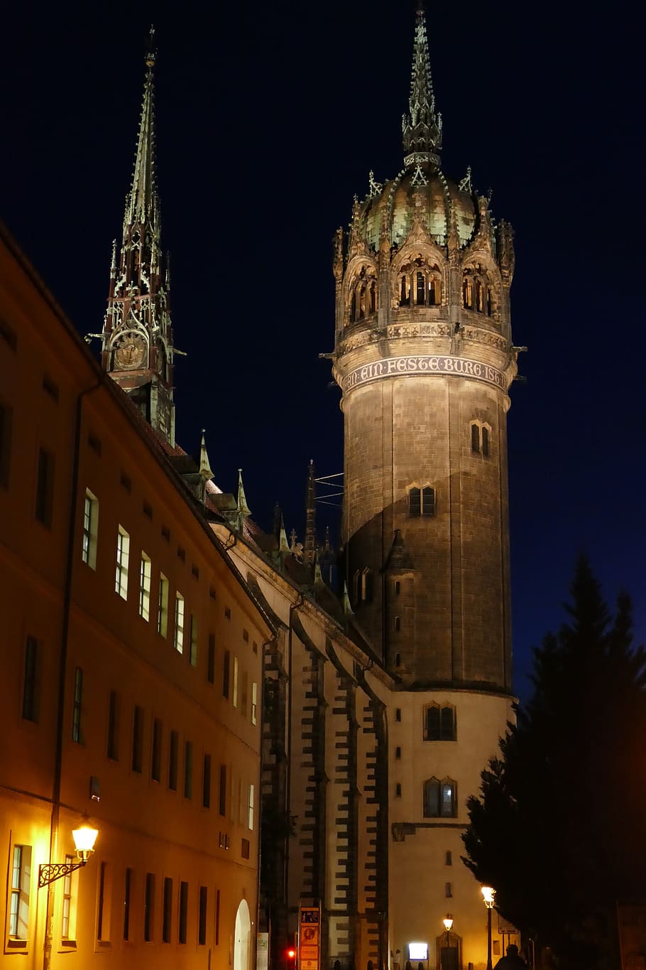 wittenberg, saxony-anhalt, lutherstadt, reformation, luther, protestant, historically, historic center, castle church, church