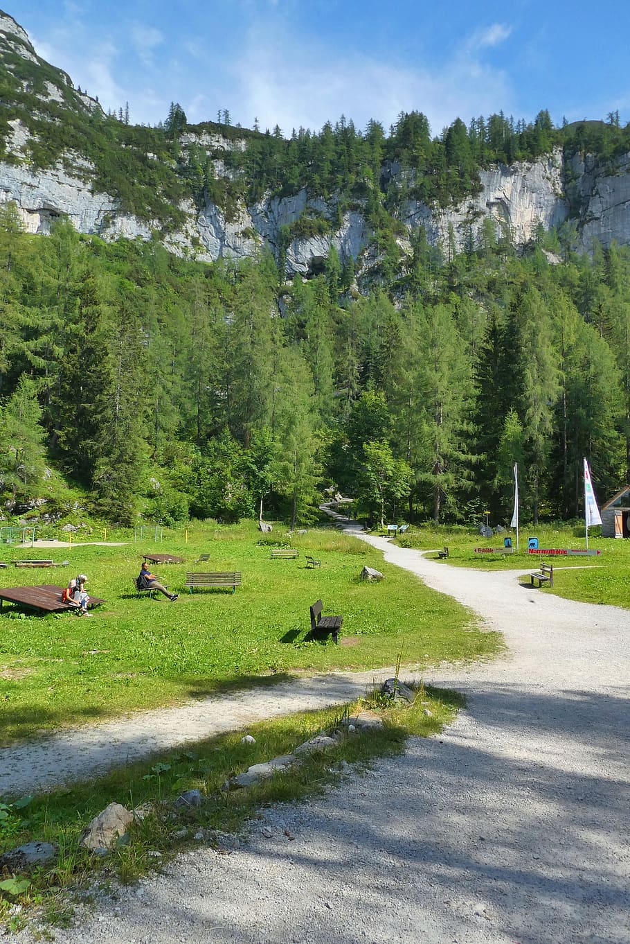 dachstein-krippenstein, dal, mountains, landscape, alps, austria, mountain, hiking, tourism, summer