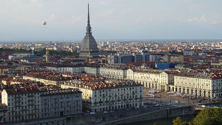 turin, italy, architecture, monuments, holidays, summer, tourism, buildings, piedmont, church