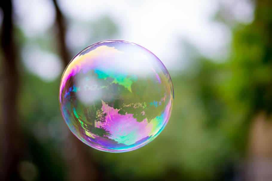 soap bubbles, balloons, seifenblase, color, soapy water, fragility ...