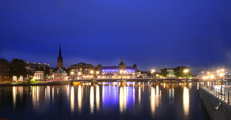 stockholm, sweden, europe, water, travel, building, city, architecture, cityscape, sky