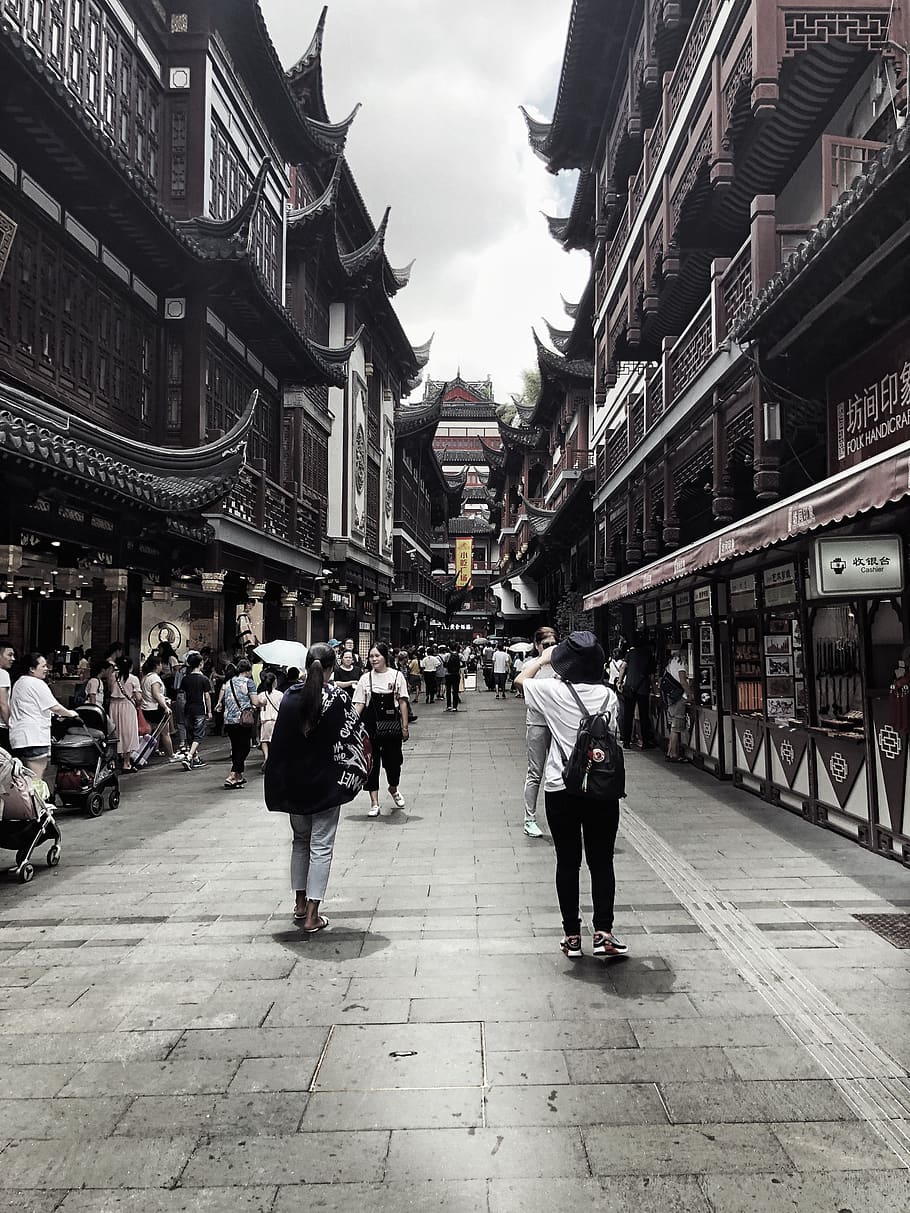 china, shanghai, architecture, asia, travel, art, historic, building, traditional, symbols