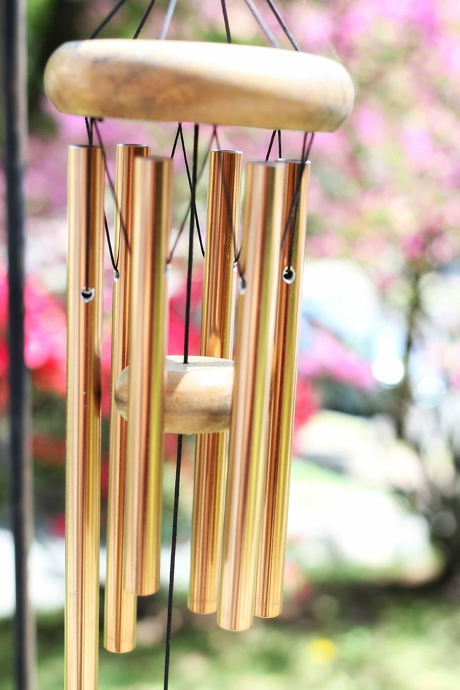 Wind, Chime, wind, chime, hanging, focus on foreground, outdoors, day, close-up, wind chime, decoration