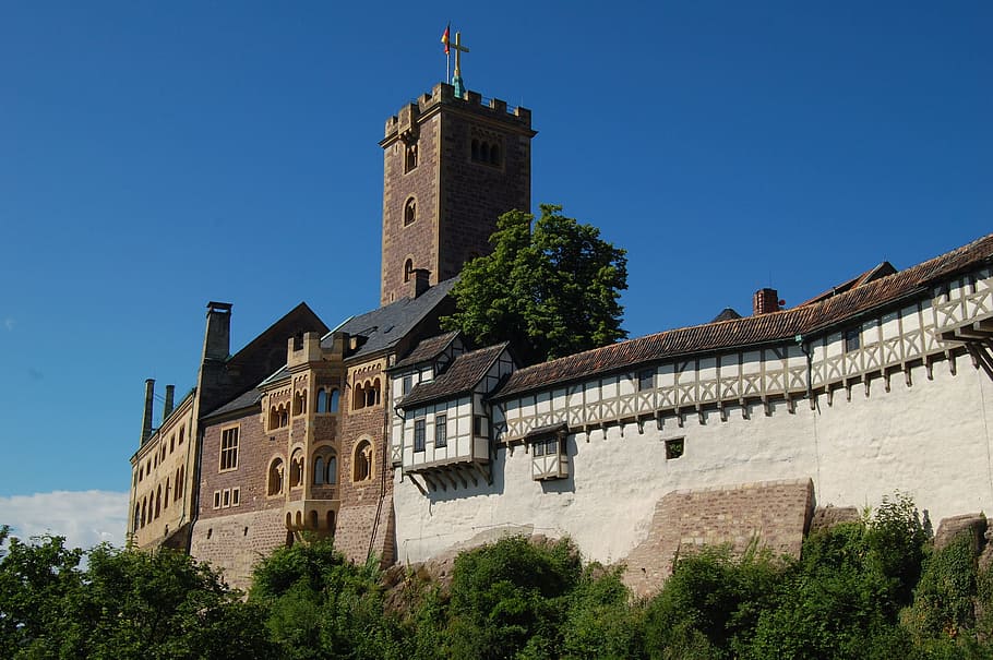 Turingia, Alemania, Luther, Eisenach, castillo de Wartburg, castillo, patrimonio mundial, lugares de interés, antiguo, edificio