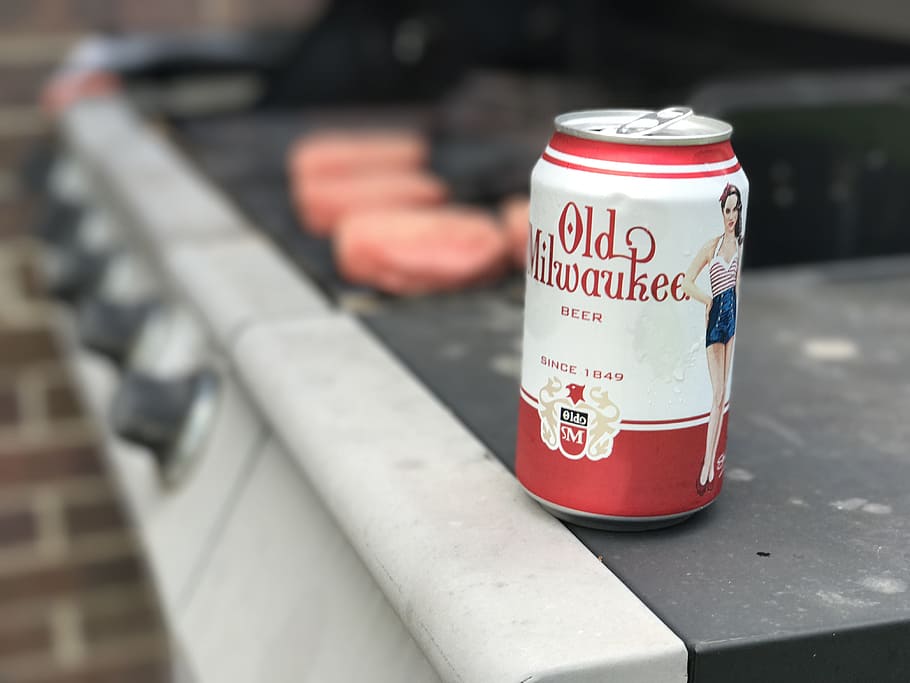 beer, burgers, grill, alcohol, hamburger, drink, beverage, refreshment, tasty, grilled