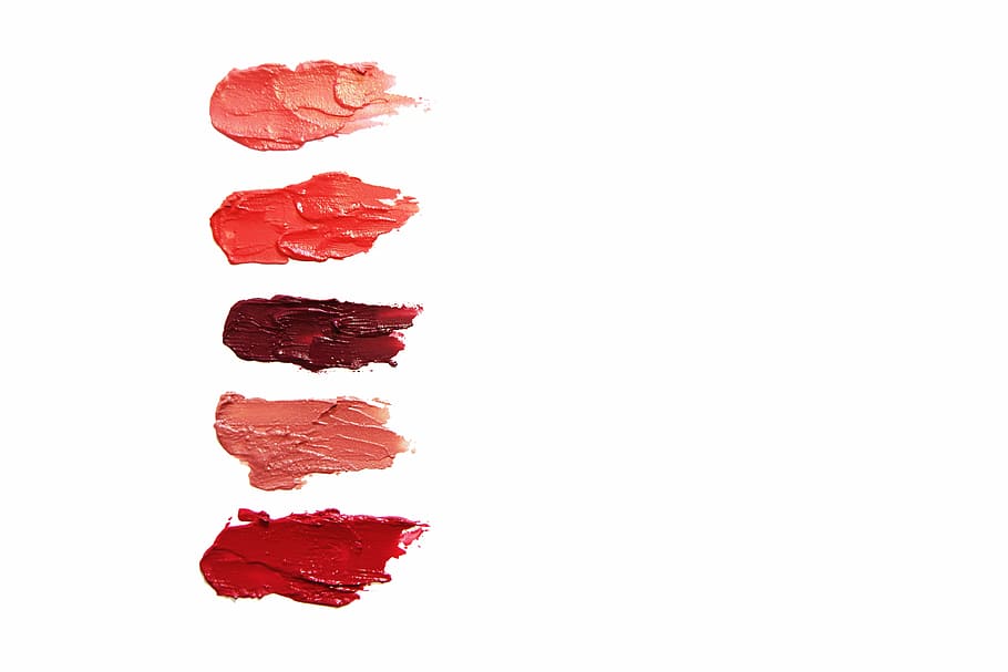 five, liquid, lipstick stains, lipstick, cosmetics, lip gloss, lips, red, pink, purple