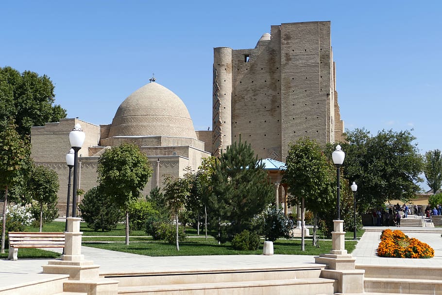 uzbekistan, sharisabz, historically, world heritage site, central asia, unesco, silk road, world heritage, timur, mosque