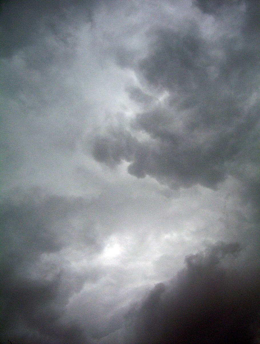 gray, sky, daytime, dark, clouds, dramatic, weather, cloudy, scene, cloudscape