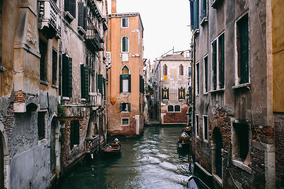 perjalanan, Venesia, Italia, liburan, arsitektur, bangunan, kota tua, Eropa, veneto, venezia