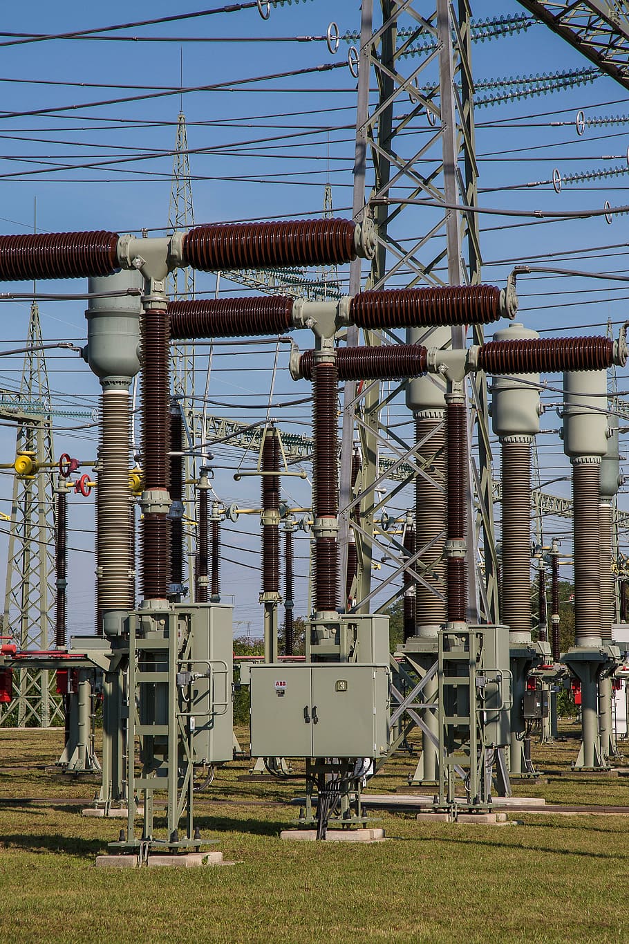 substation, electricity, current, high voltage, transformer, power generation, strommast, industry, electricity Substation, power Line