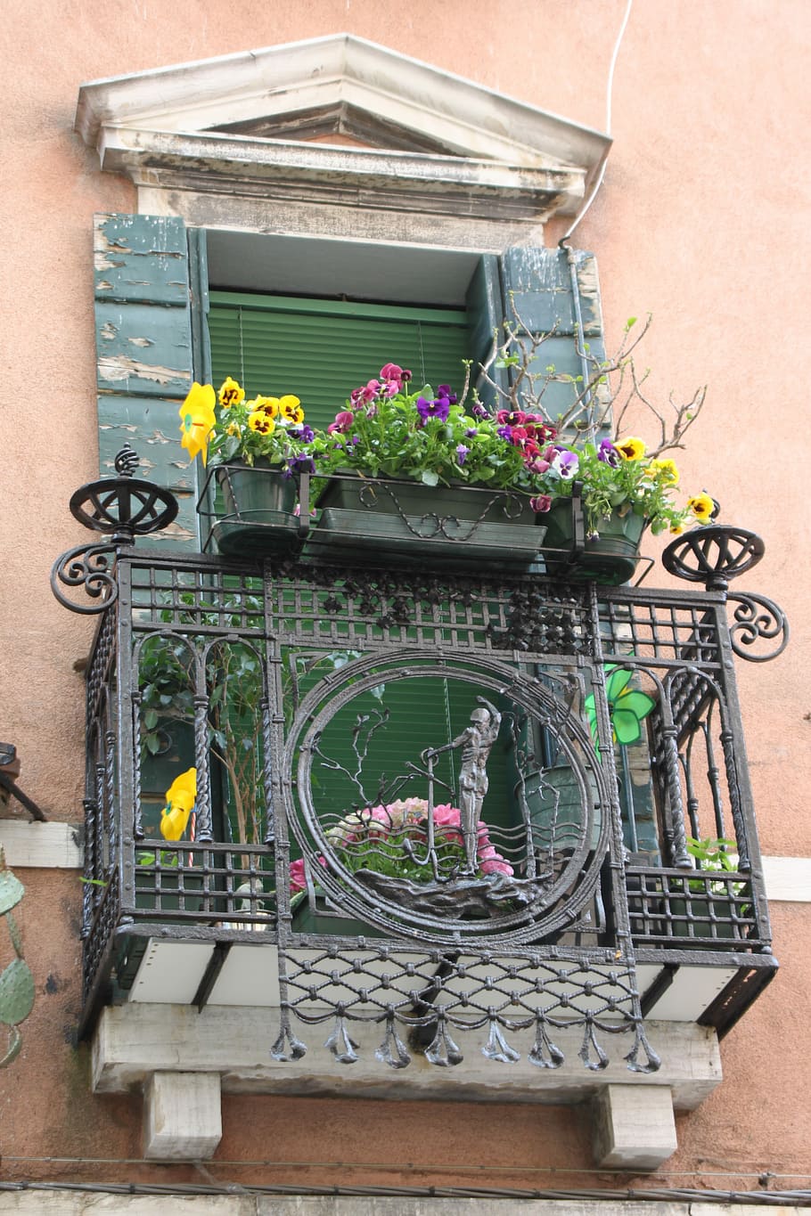 Italy, Venice, Balcony, flower, indoors, day, close-up, freshness, flowering plant, plant