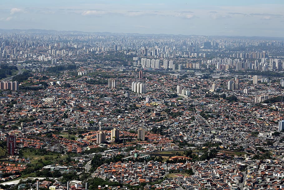 overview, Complete, Sao Paulo, Brazil, city, cityscape, photos, landscape, metropolis, public domain