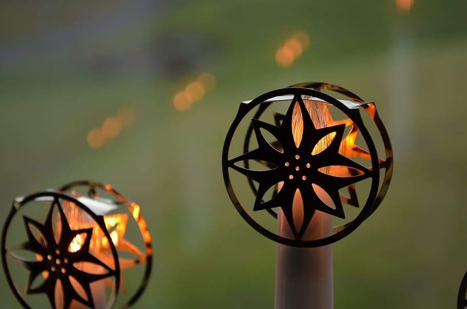 christmas, advent, advent candle holder, light, decoration, focus on foreground, lighting equipment, illuminated, close-up, outdoors