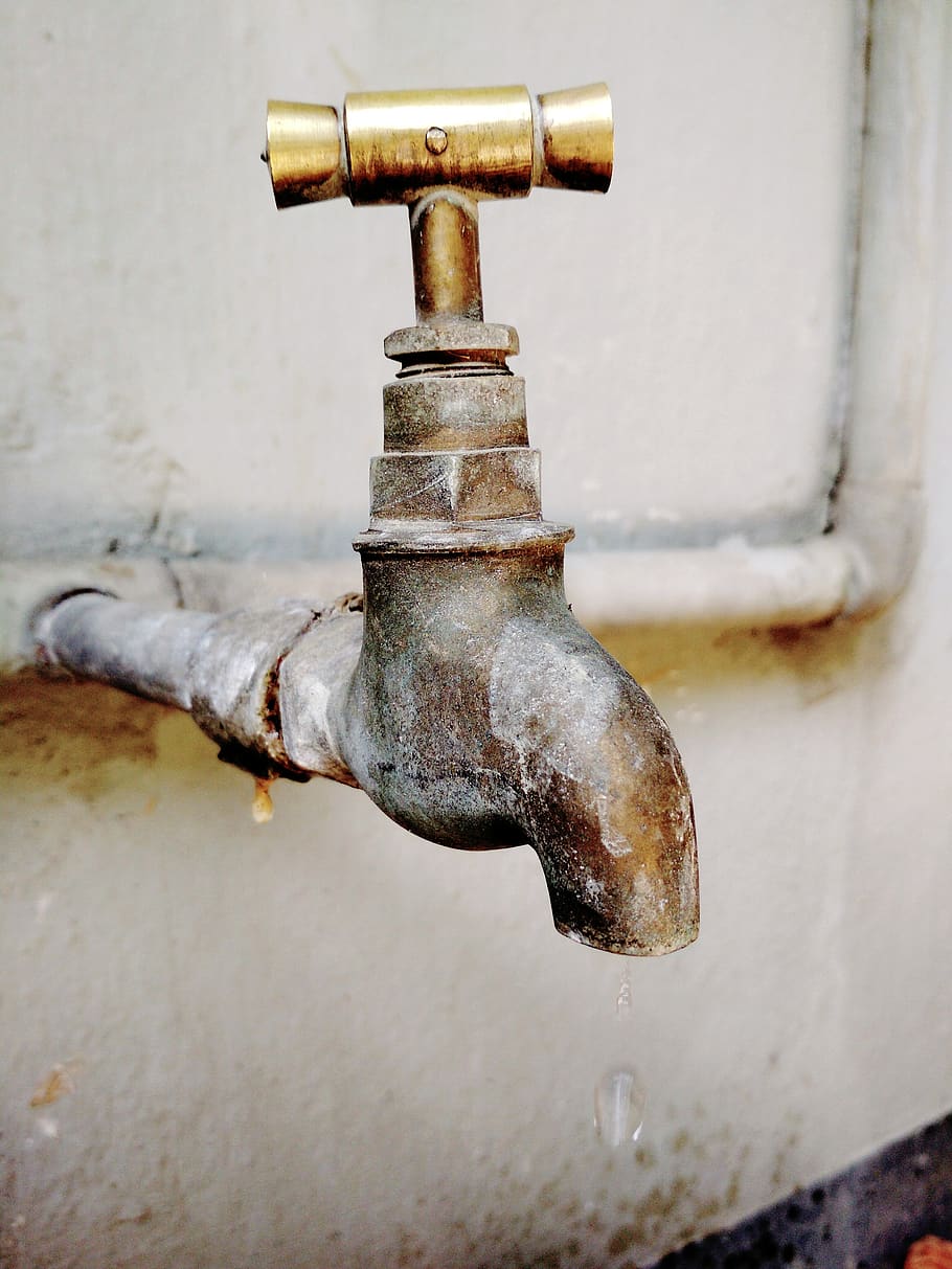 faucet, pipe, plumbing, h2o, dirty, metal, rusty, close-up, old, valve