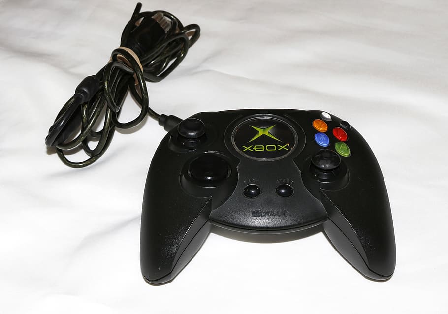 technology, remote control, game, entertainment, video game, xbox, black color, indoors, equipment, cable