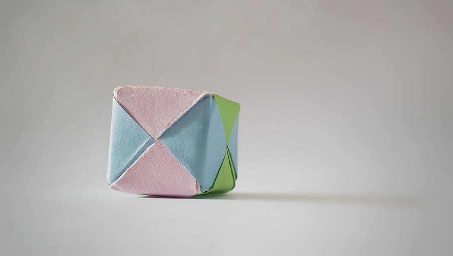 backround, cube, background, game, folding, origami, kid, paper, studio shot, indoors