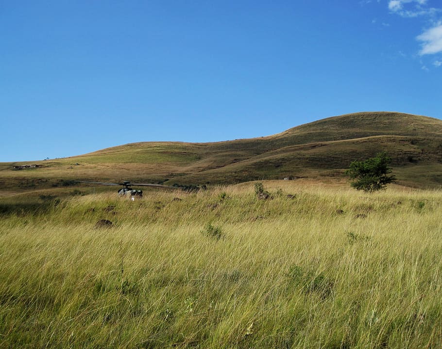 drakensberg, mountains, veld, grass, sky, landscape, wilderness, scenery, natural, wild