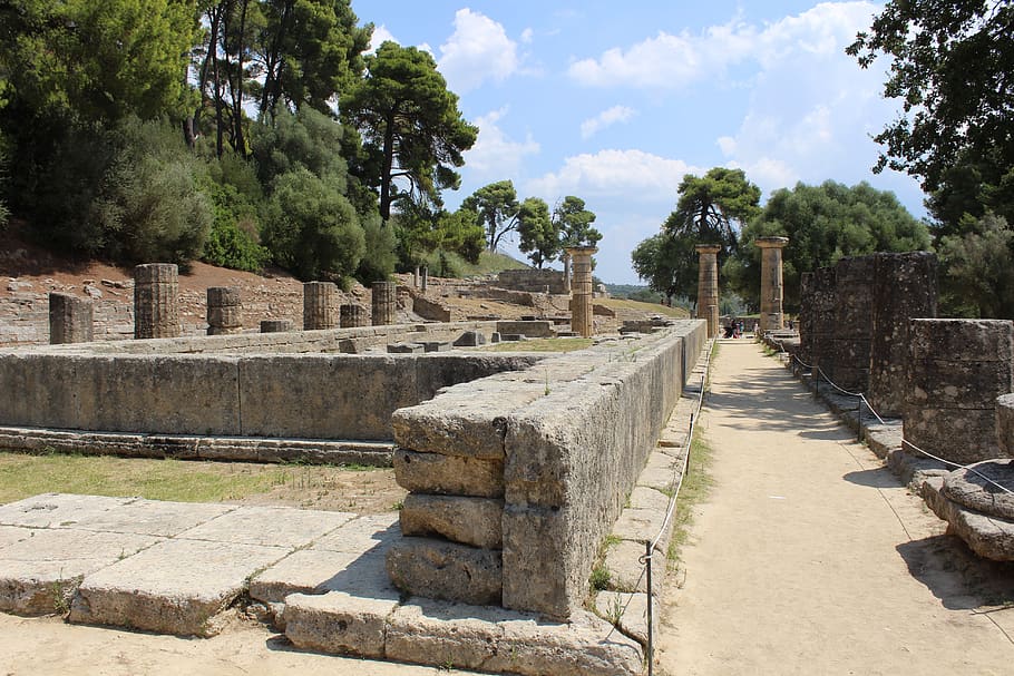 greece, ruins, temple, tourism, history, architecture, hellenic, landmark, culture, archeology