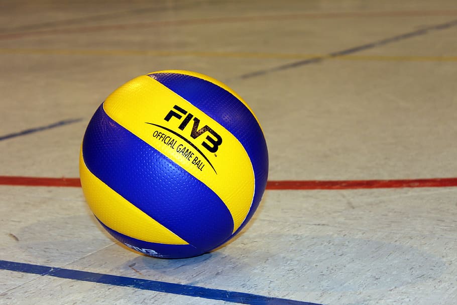 volleyball, ball, sport, volley, mikasa, ball sports, team sport, competition ball, lines, playing field