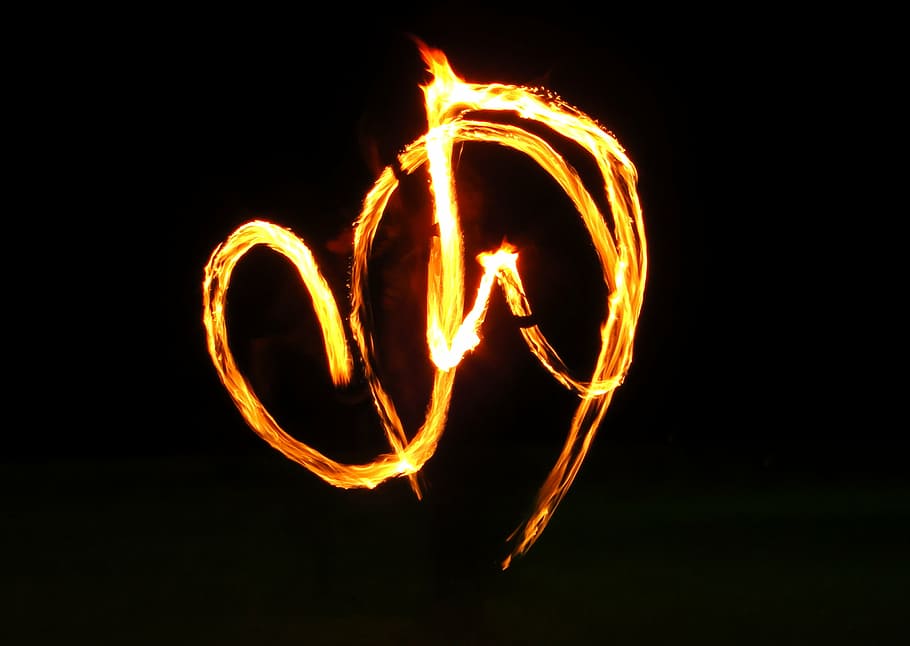 captura de pantalla de ilustración de fuego, fuego, poi, feuerpoi, malabares, malabarista, edad media, llama, flor, corazón de llama