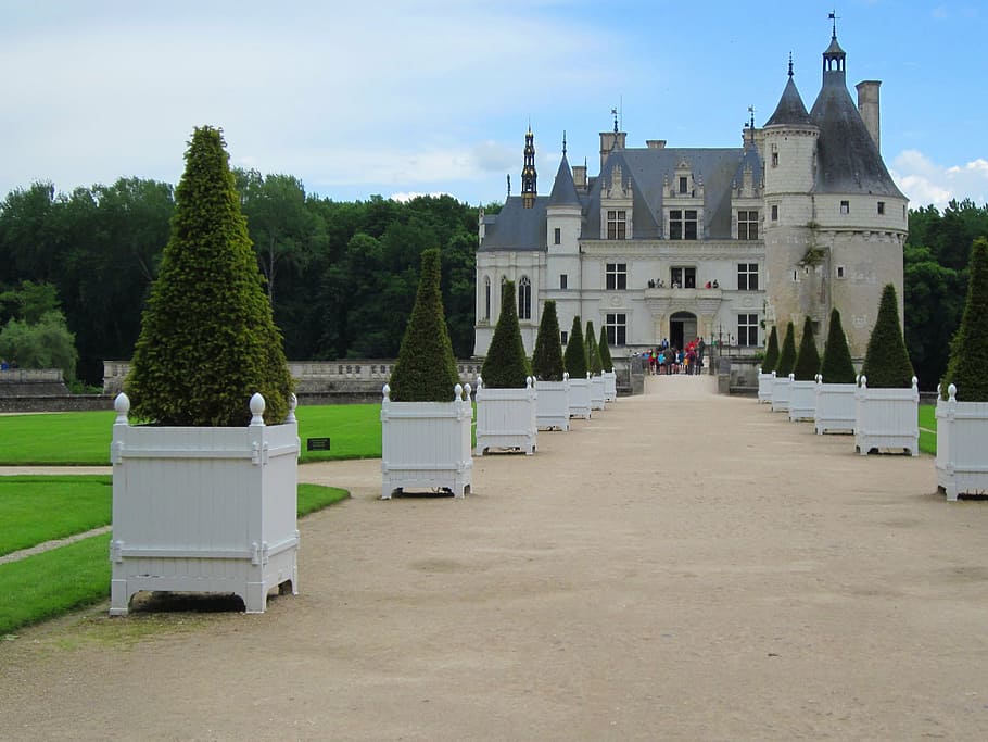 chenonceau, loire, chateau, france, architecture, castle, tourism, europe, renaissance, landmark
