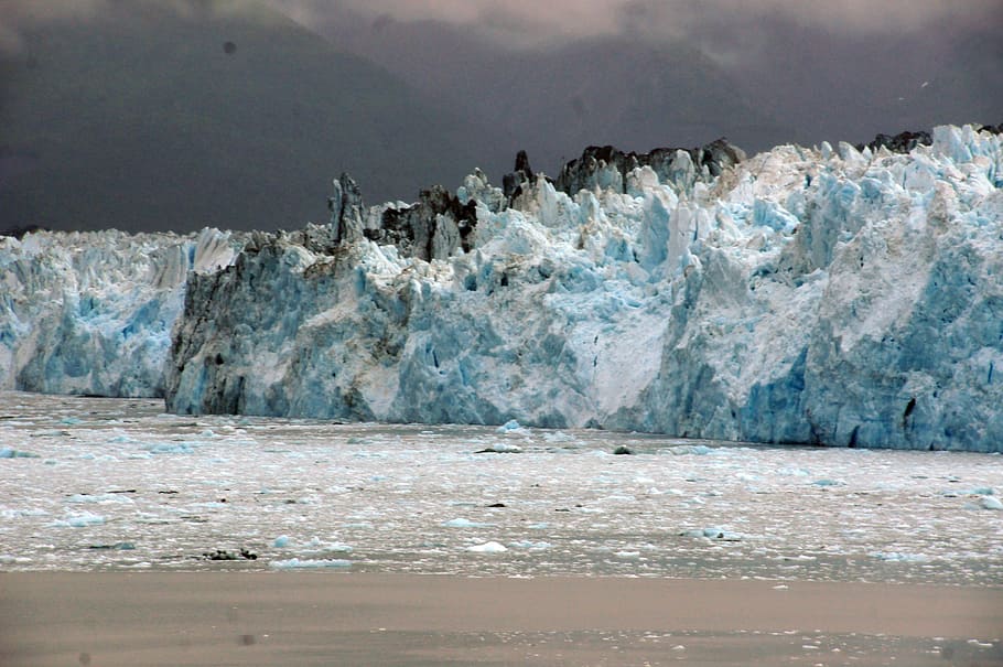 Hubbard Glacier, Alaska, ocean during daytime, water, sea, ice, glacier, cold temperature, nature, scenics - nature