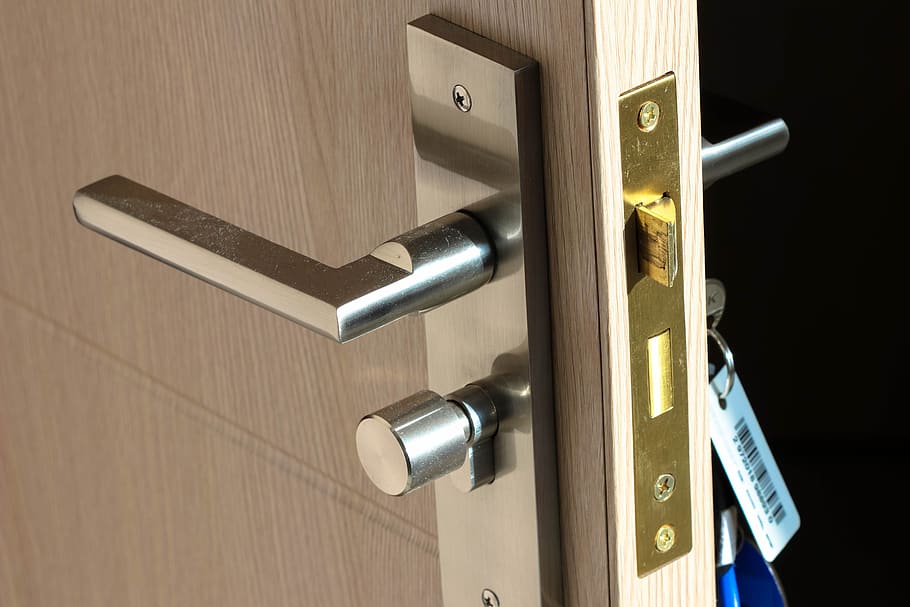 security, lock, keys, door, entrance, safety, handle, protection, metal, knob