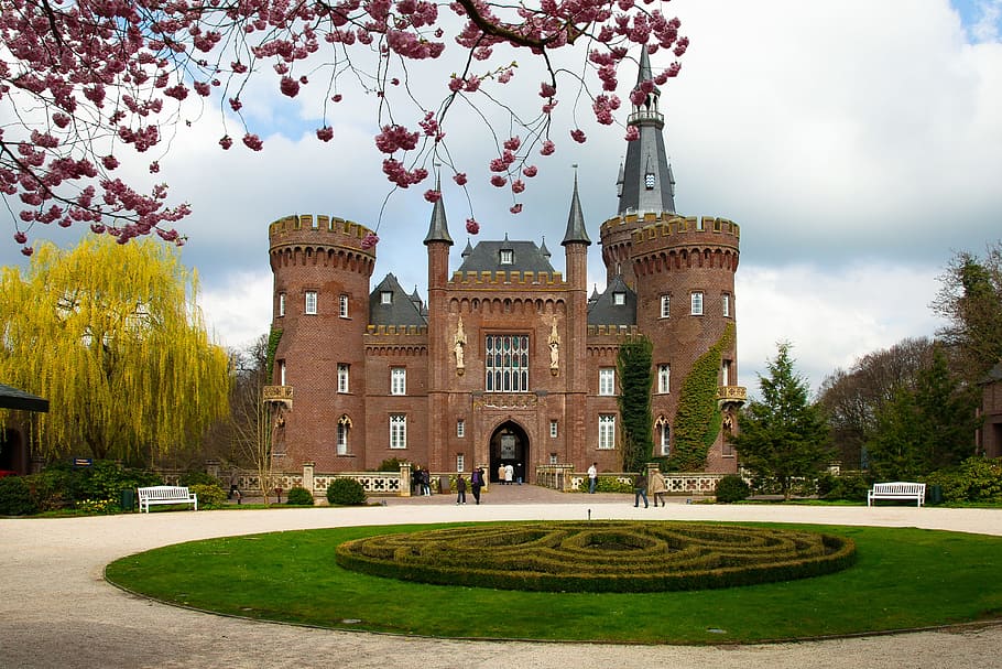 museum, castle, germany, architecture, places of interest, castle-museum, historically, niederrhein, bedburg-hau, the district of kleve