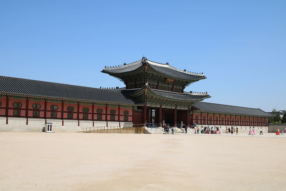 república de corea, corea, seúl, palacio gyeongbok, ciudad prohibida, turismo, coreano, propiedad cultural, tradicional, estructura construida