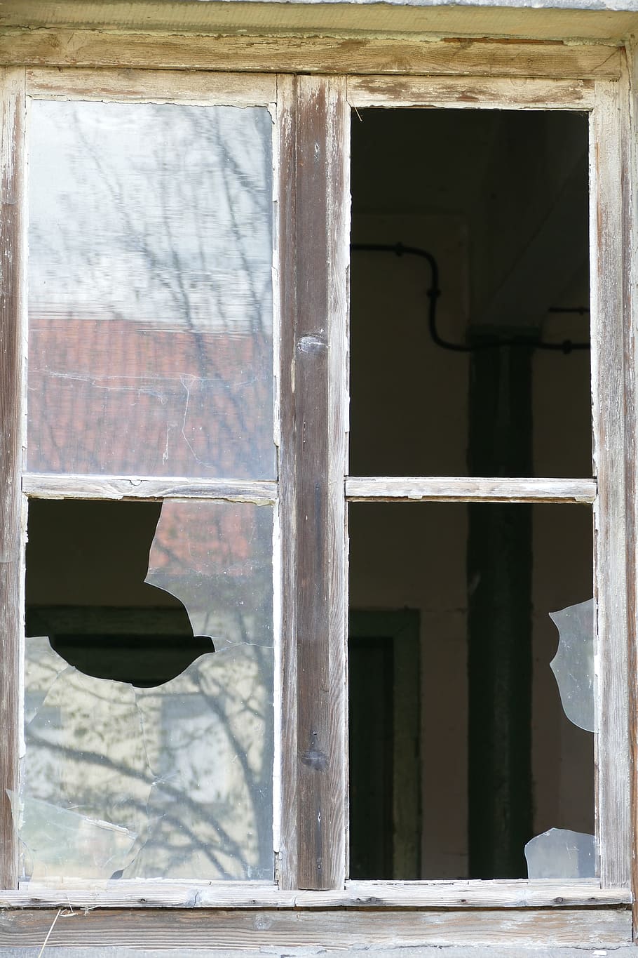 Ruin, Decay, Window, Farm, Glass, mirroring, glass - material, house, damaged, abandoned